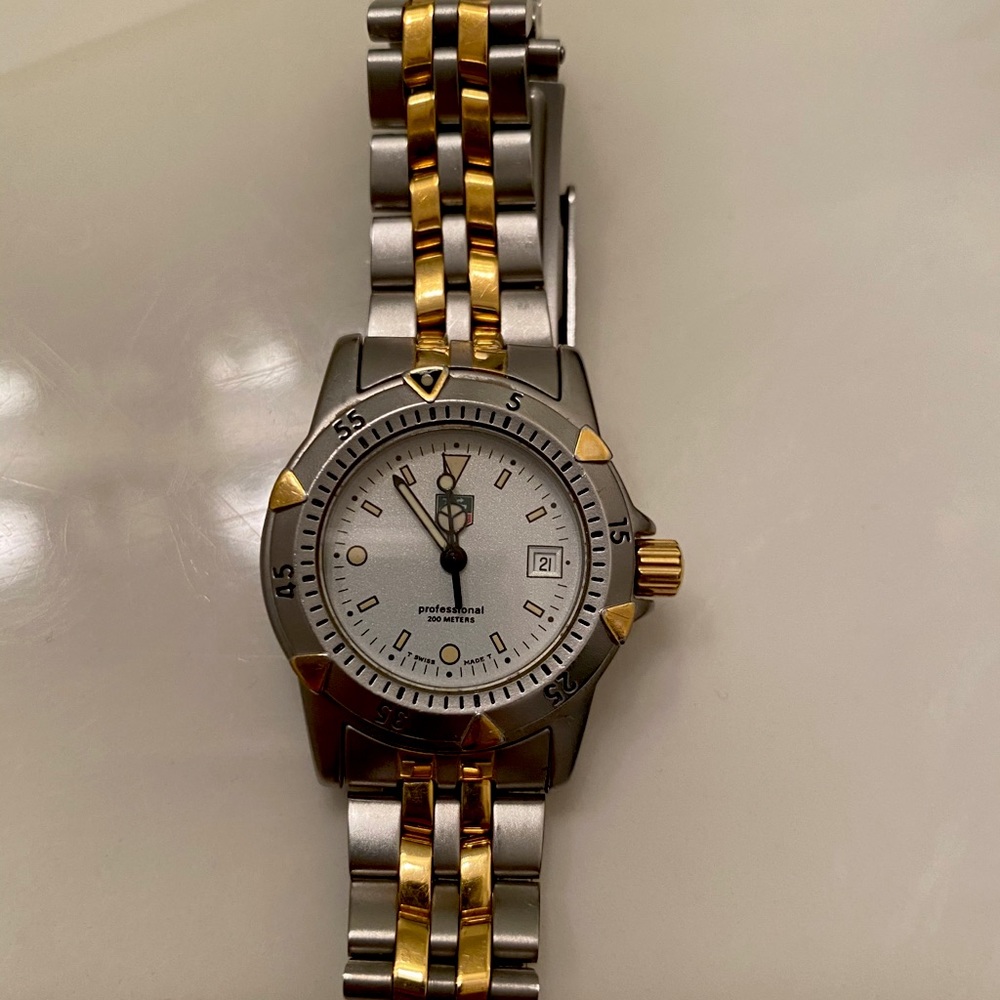 Women’s Gold and Silver Tag Heuer Watch
